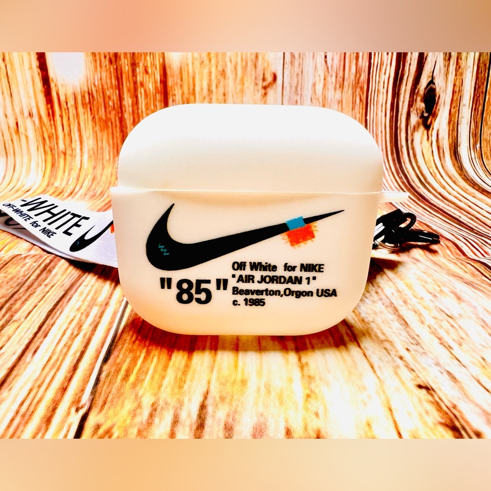 Nike OFF WHITE design Protective case for AirPods 3 (2021) White